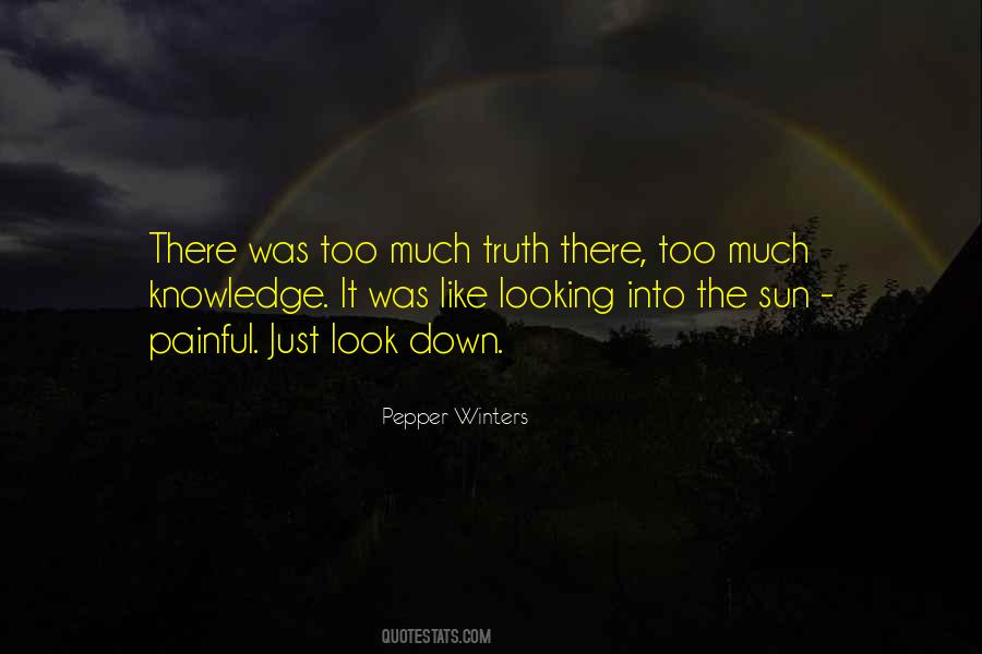 Too Much Truth Quotes #756190