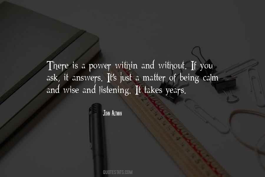 Power Is Within You Quotes #302158