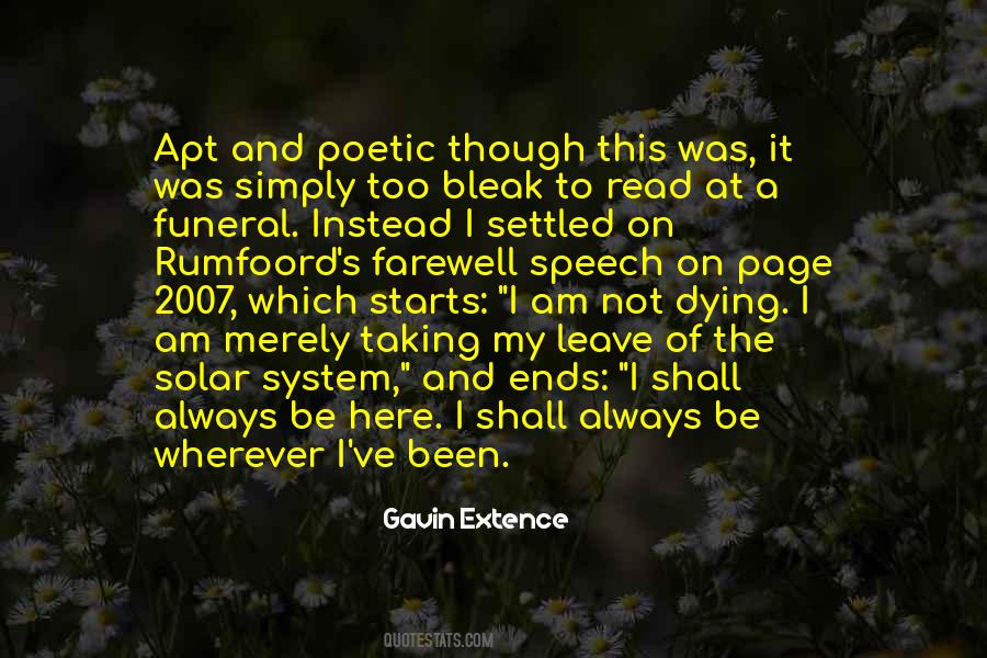 Farewell Funeral Quotes #951074