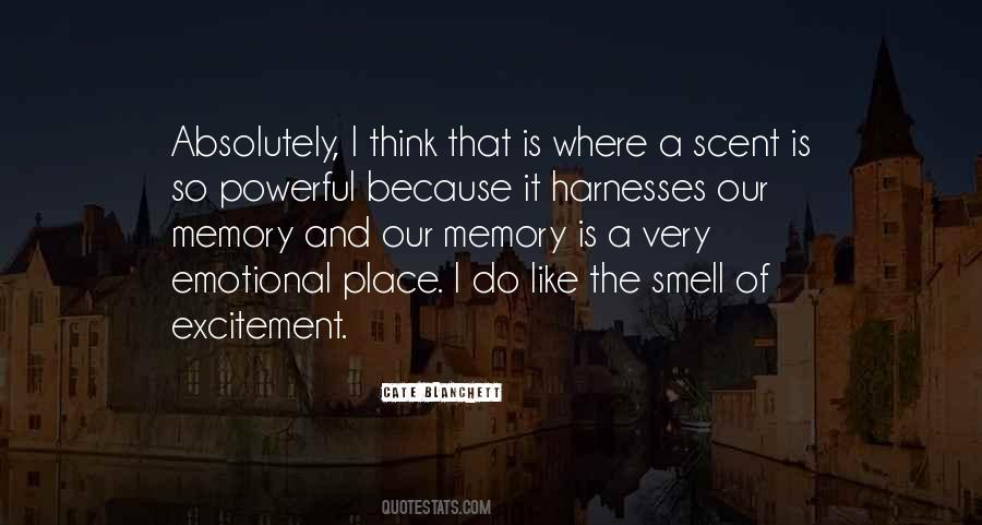 Memories Smell Quotes #101545