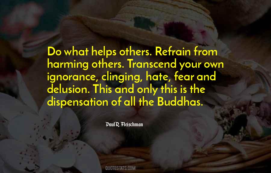 Buddhism Fear Quotes #528413
