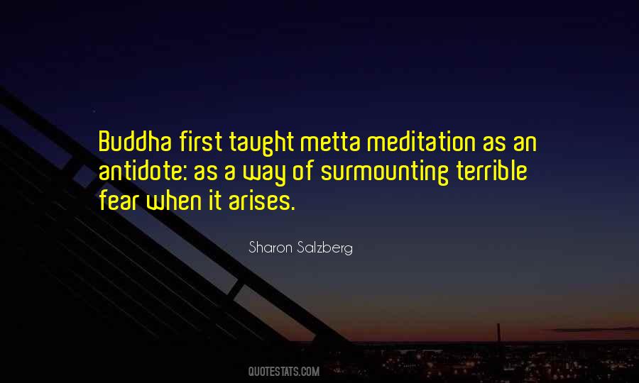 Buddhism Fear Quotes #985165
