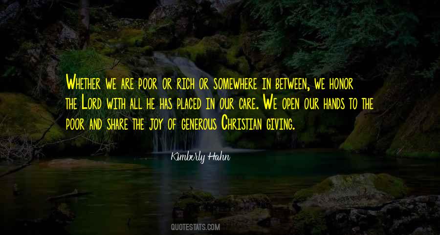 Generous Christian Quotes #1419883