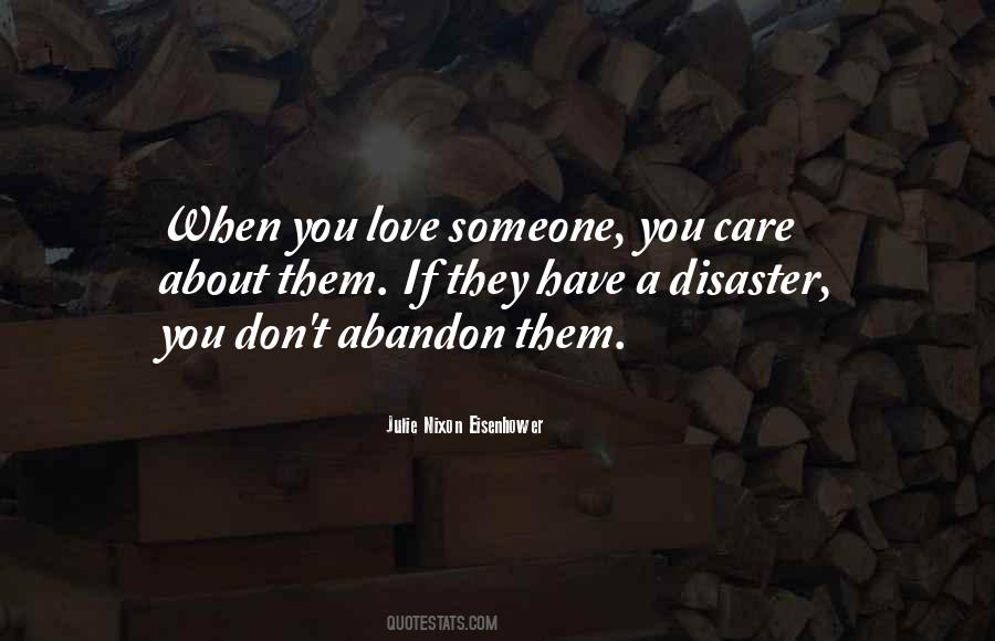 They Care About You Quotes #18648