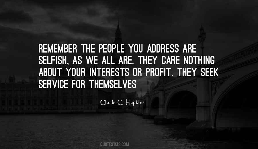 They Care About You Quotes #228272