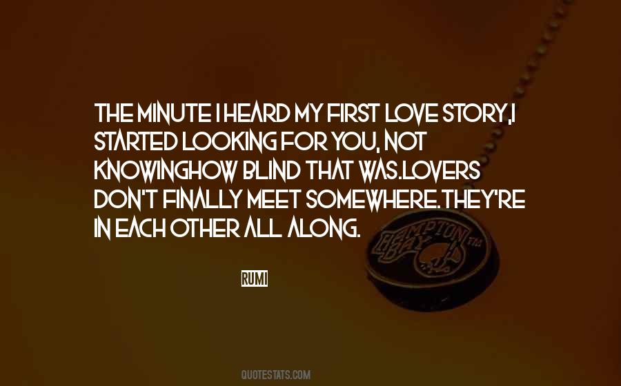 First Love Story Quotes #198266