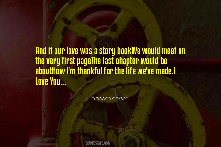 First Love Story Quotes #455677