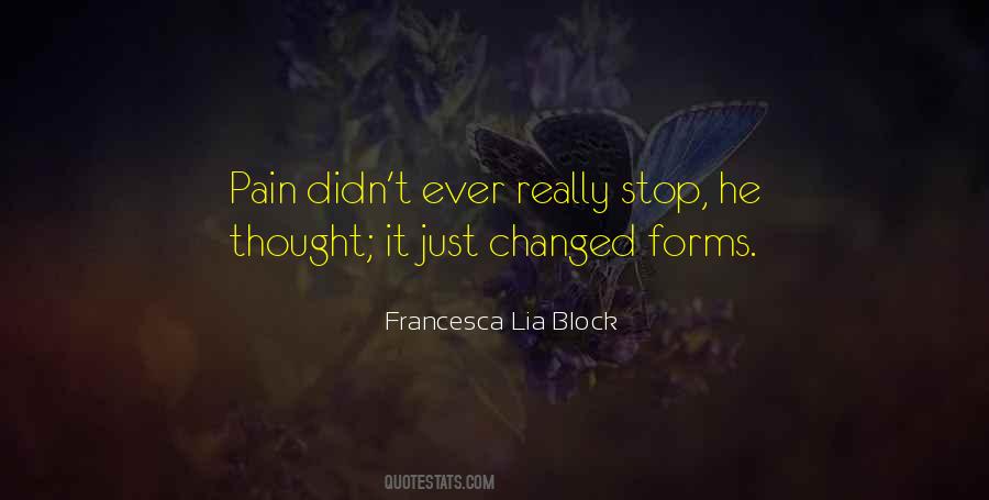 Stop Pain Quotes #1764783