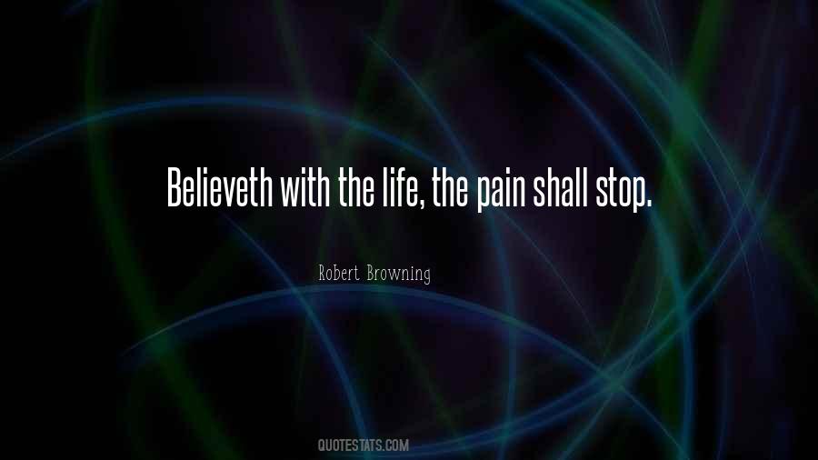 Stop Pain Quotes #189202
