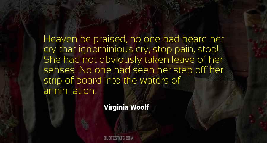 Stop Pain Quotes #259863