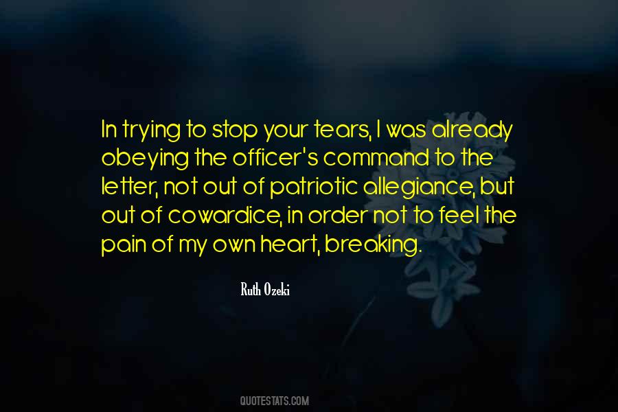 Stop Pain Quotes #315491