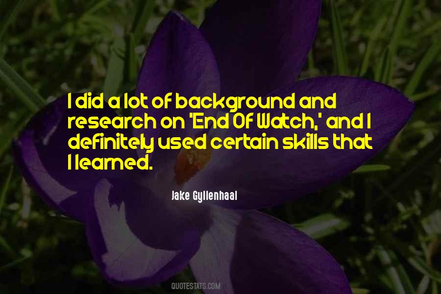 Skills Can Be Learned Quotes #1291119
