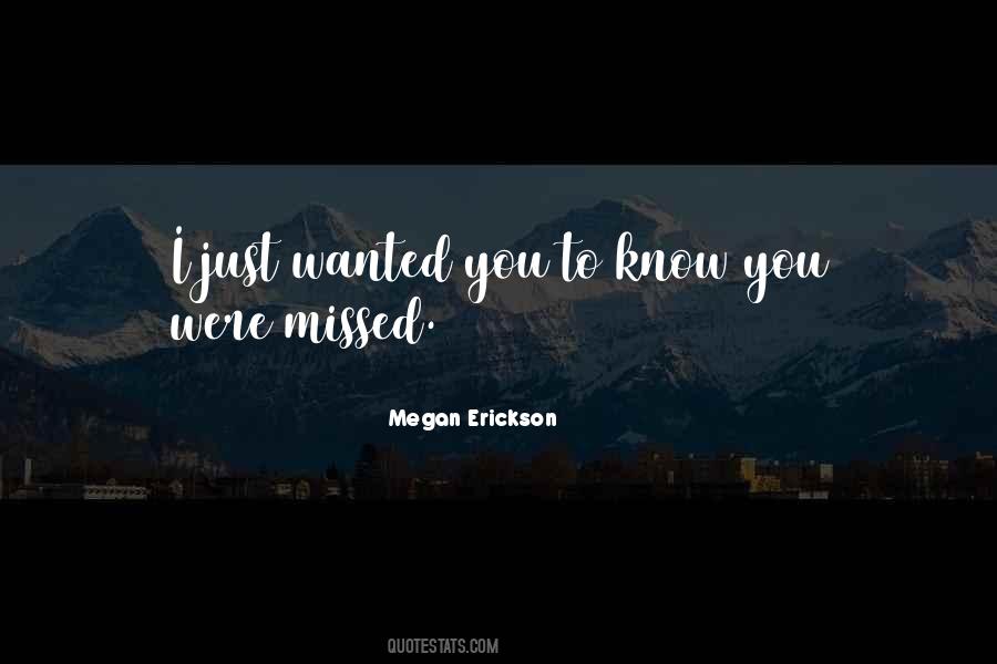 I M Missing You Quotes #1145263