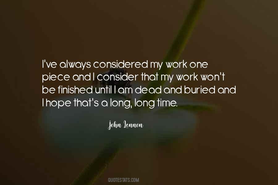 Quotes About Work Finished #1368945