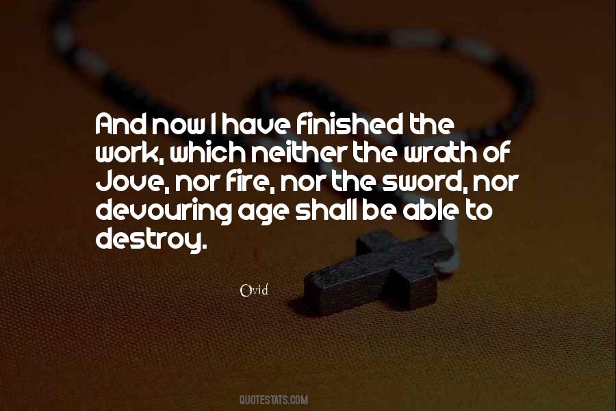 Quotes About Work Finished #1497377