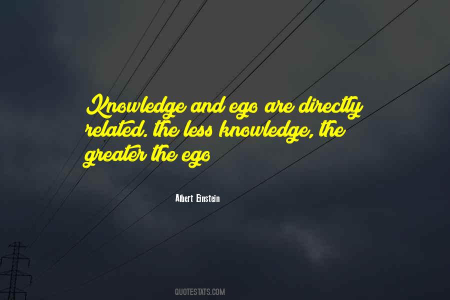 Einstein Knowledge Quotes #1151121