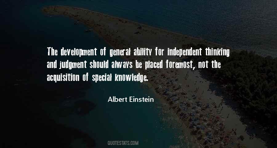 Einstein Knowledge Quotes #1345968