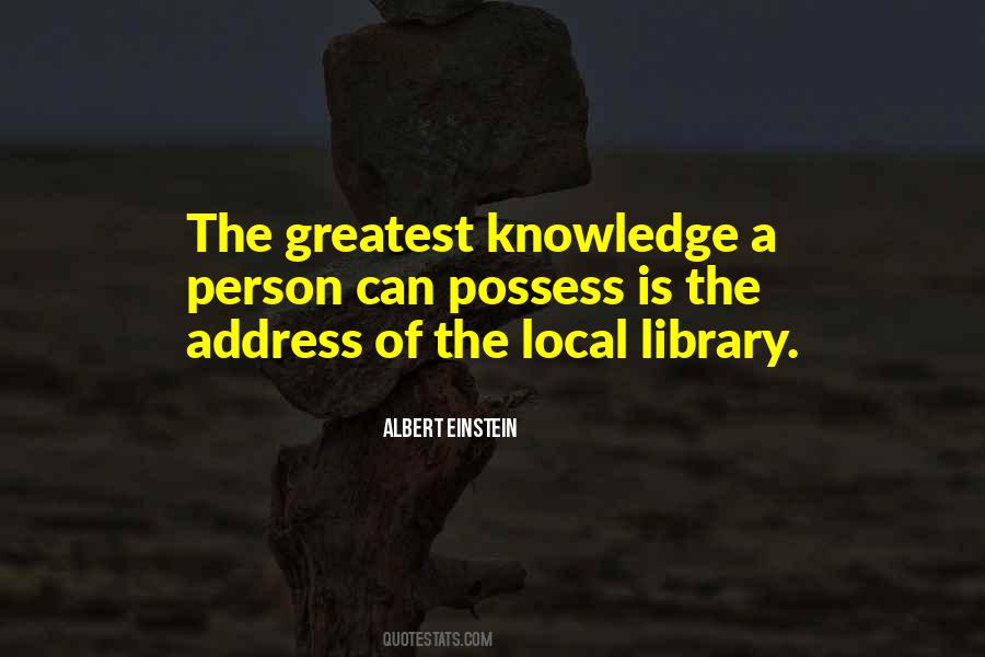 Einstein Knowledge Quotes #1661317