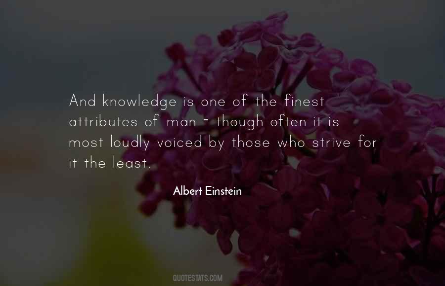 Einstein Knowledge Quotes #1690692