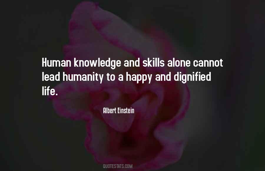 Einstein Knowledge Quotes #278406