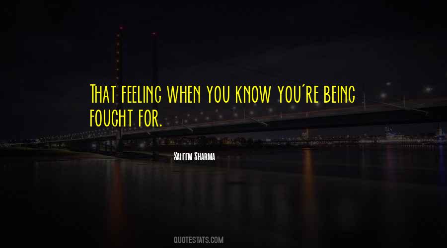 Fought For Love Quotes #573497