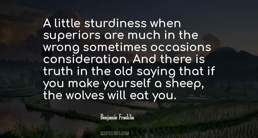 Wolves Sheep Quotes #1115700