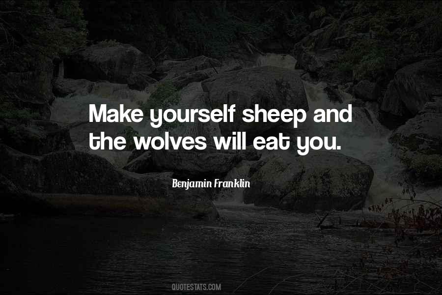 Wolves Sheep Quotes #1126822