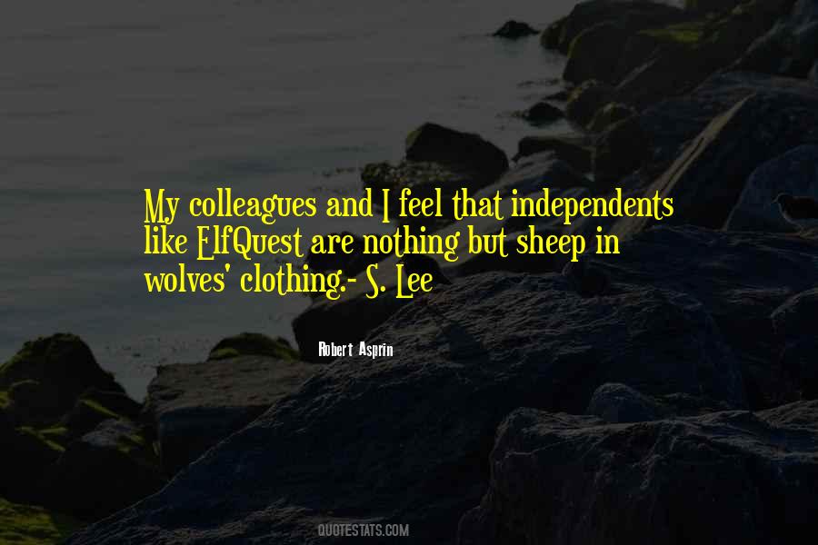 Wolves Sheep Quotes #1663447