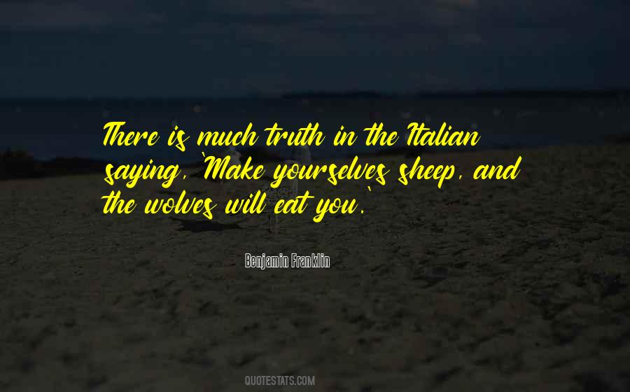 Wolves Sheep Quotes #406851