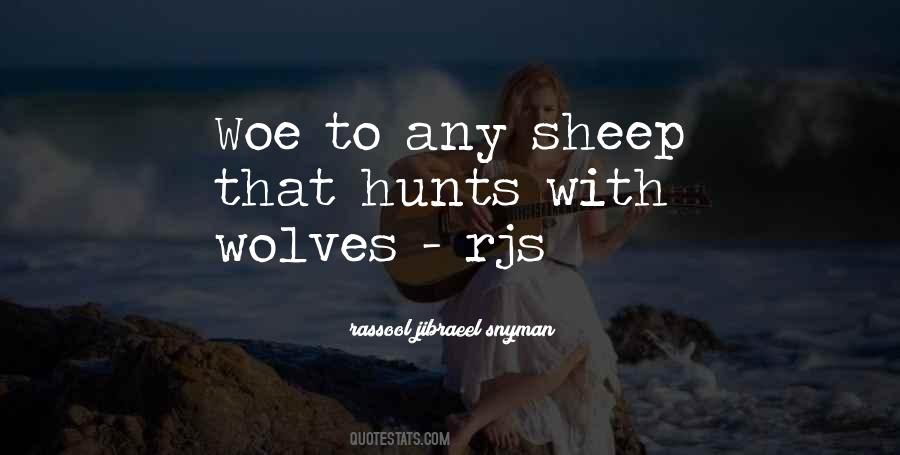 Wolves Sheep Quotes #607312