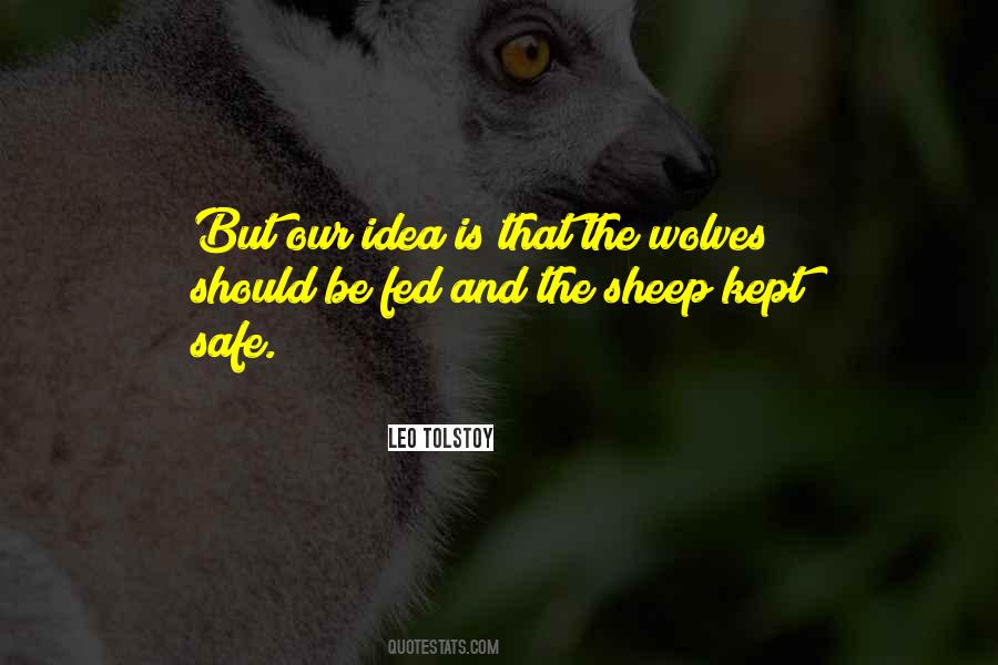 Wolves Sheep Quotes #7105