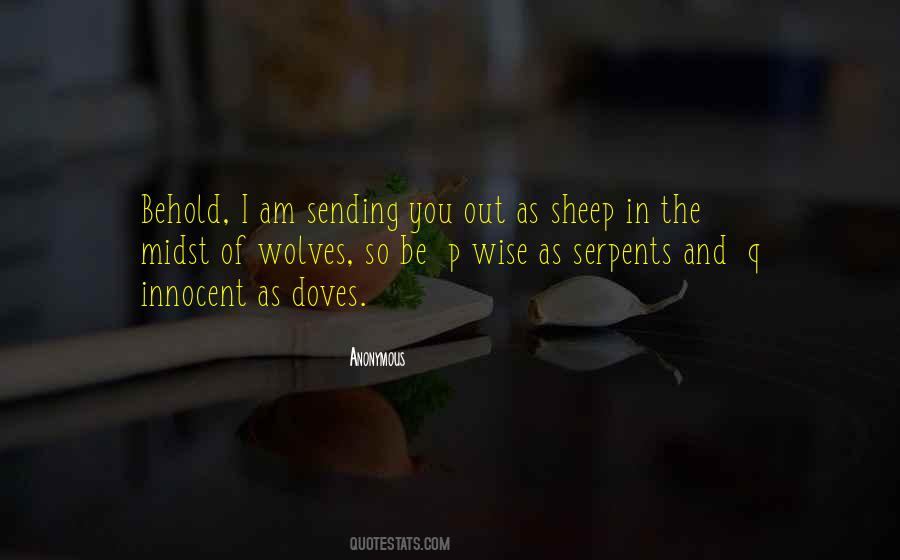 Wolves Sheep Quotes #843289