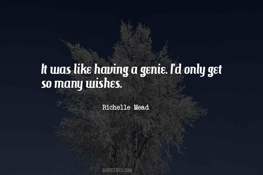 Genie Wish Quotes #36234
