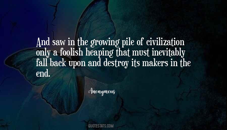 Quotes About The Fall Of Civilization #563695