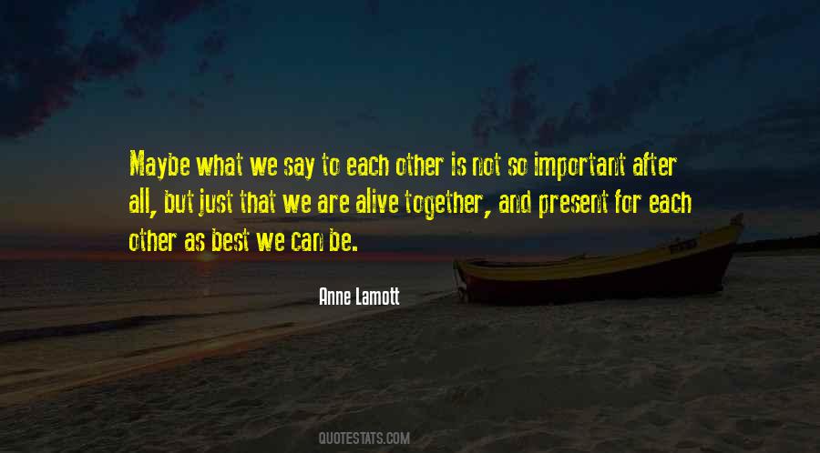 Together Best Quotes #1444016