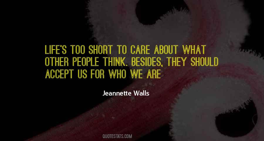 Short Care Quotes #1273831