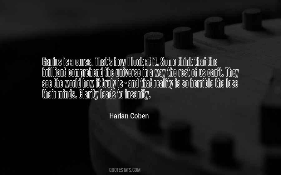 Genius Insanity Quotes #977571