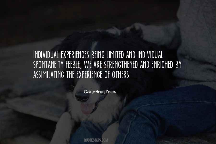 Quotes About Experience Of Others #1667078