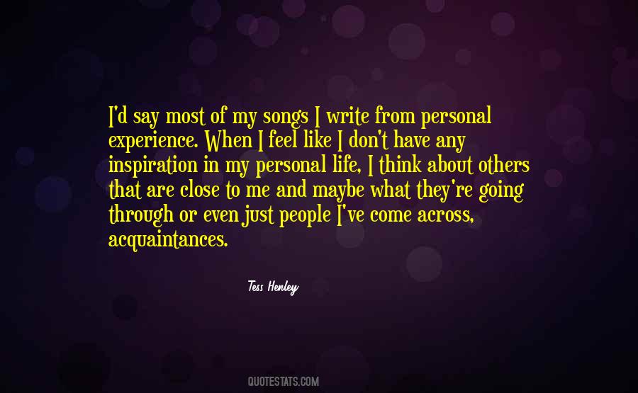 Quotes About Experience Of Others #285169