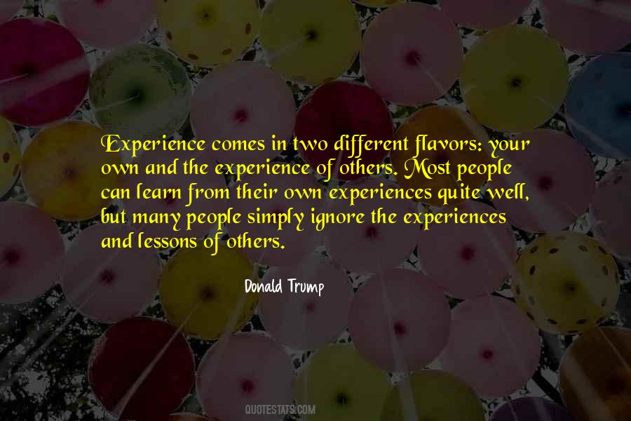 Quotes About Experience Of Others #464195