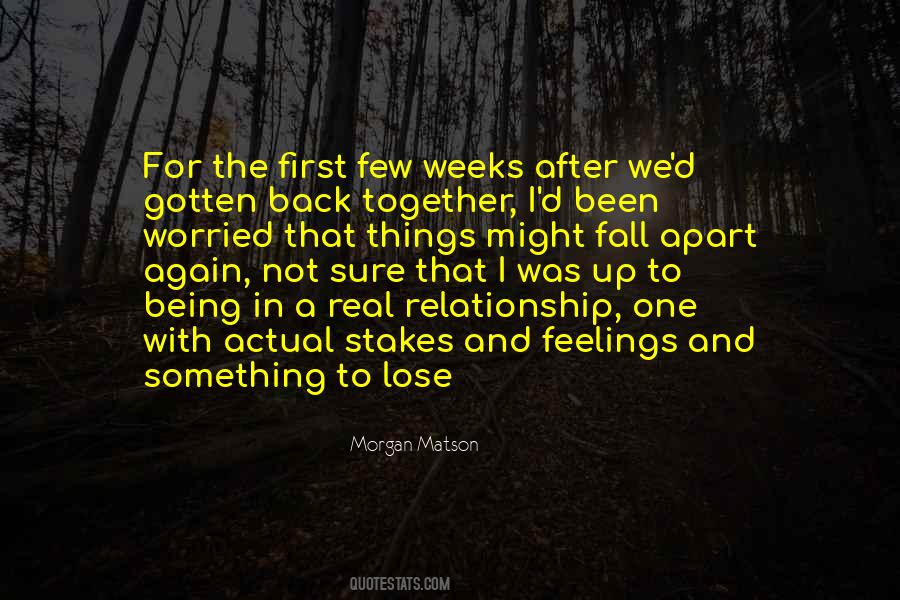 Relationship Back Together Quotes #1282862