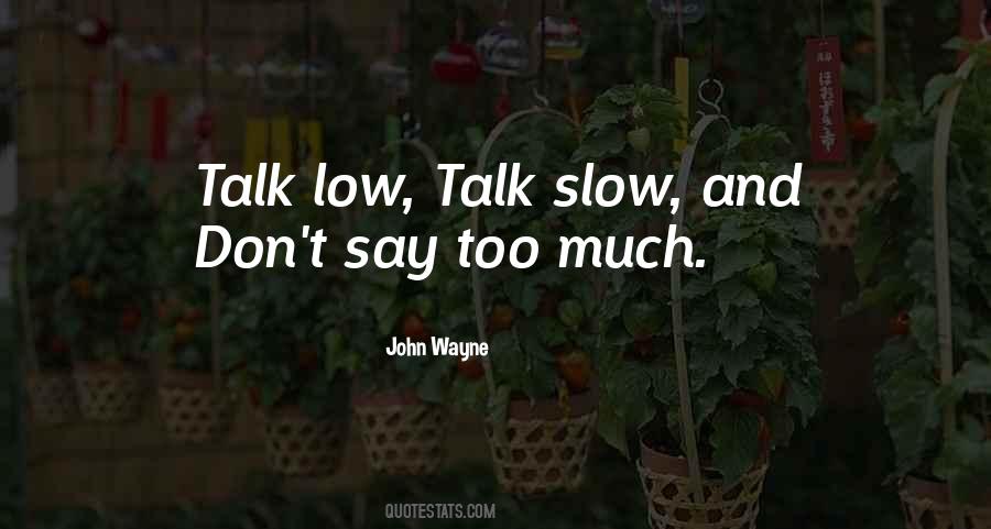 Say Too Much Quotes #1653887