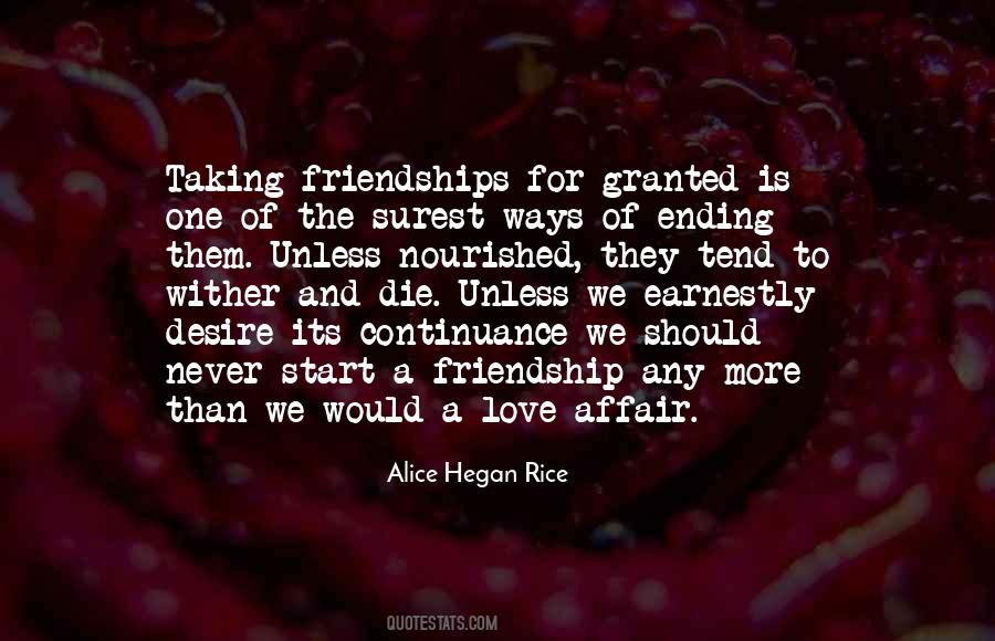 Friendship Of Love Quotes #189568