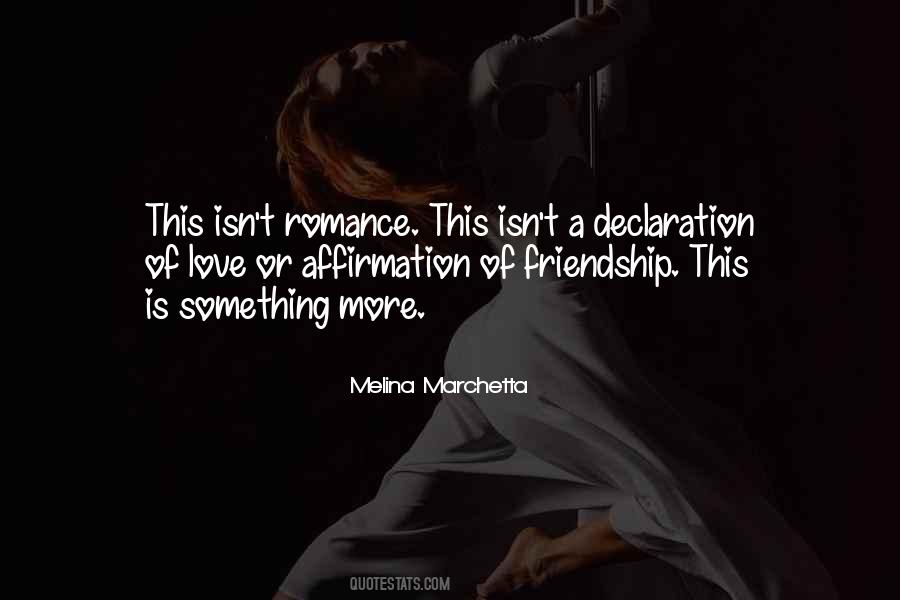 Friendship Of Love Quotes #24262