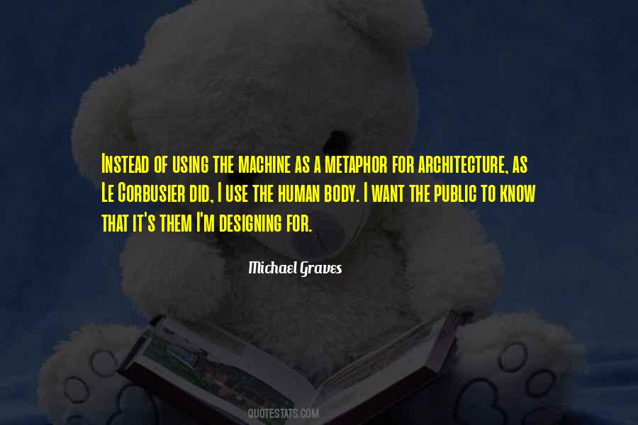 The Human Body Is A Machine Quotes #1616566