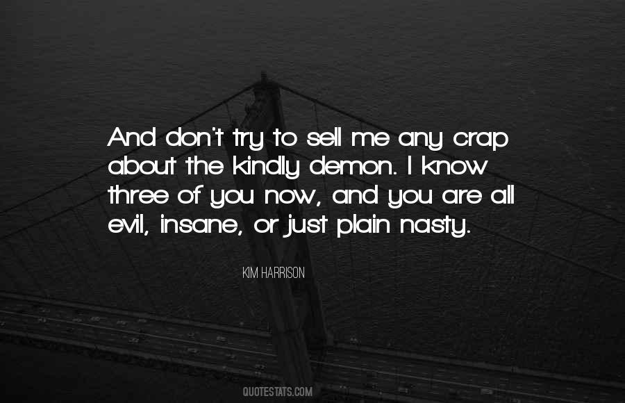 Evil Demon Quotes #1087556