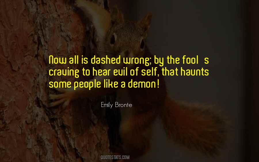 Evil Demon Quotes #1125017