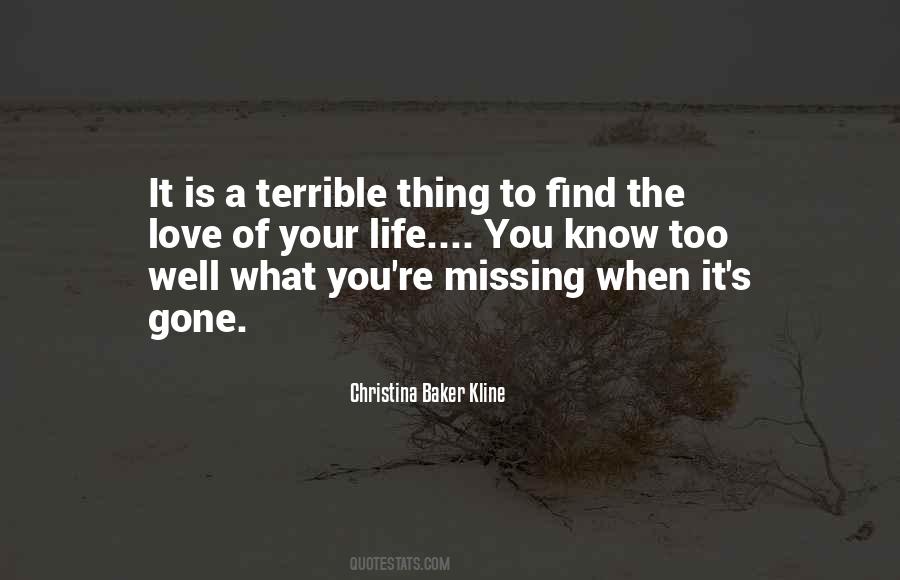 Gone Missing Quotes #1299710