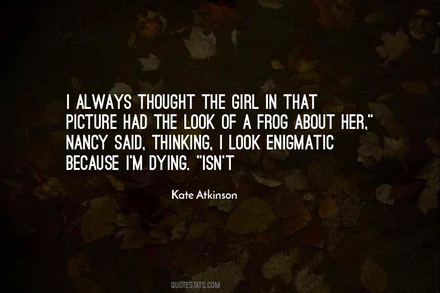 Thinking About A Girl Quotes #910980
