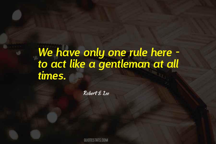 Gentleman Like Quotes #909975